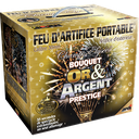 FEU D'ARTIFICE PORTABLE® BOUQUET OR ET ARGENT PRESTIGE (pièce)