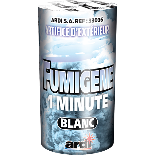 POT FUMIGÈNE 1 MN BLANC (pièce)