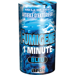 [SC33032] POT FUMIGÈNE 1 MN BLEU (pièce)