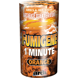 [SC33035] POT FUMIGÈNE 1 MN ORANGE (pièce)