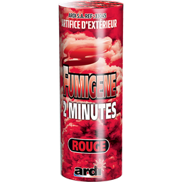 [SC33045] POT FUMIGÈNE 2 MN ROUGE (pièce)